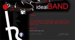Desktop Screenshot of idealband.cz