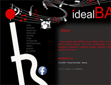Tablet Screenshot of idealband.cz